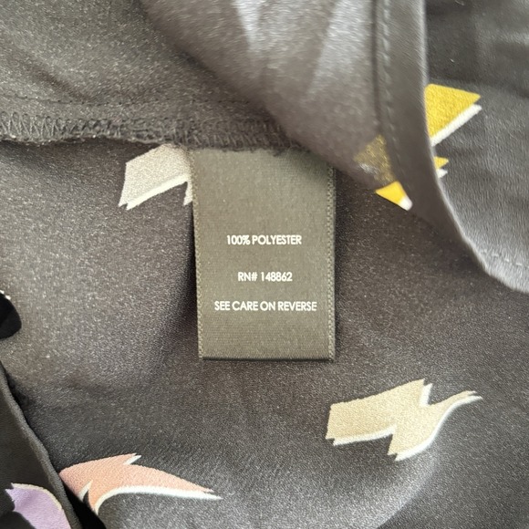 Torrid Harper Boho‎ Georgette Lightening Bolt Tunic Top Size 3/3X Career Office - Picture 6 of 10